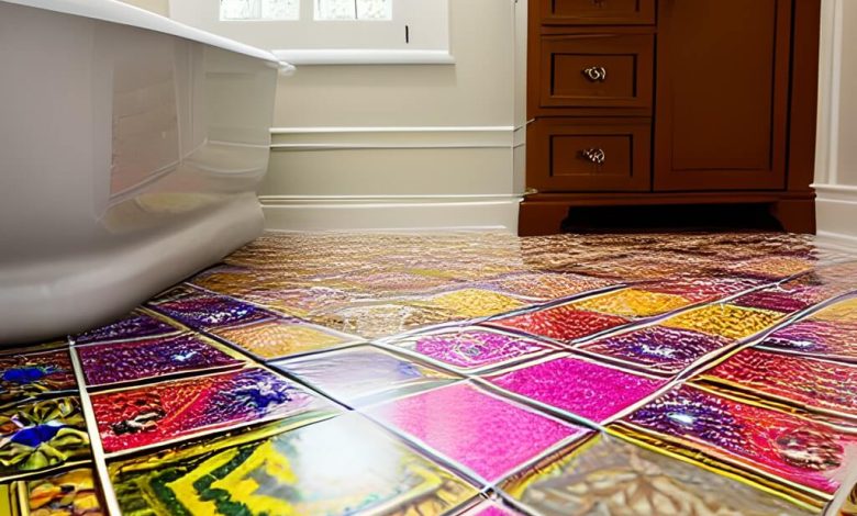 how to retile a bathroom floor