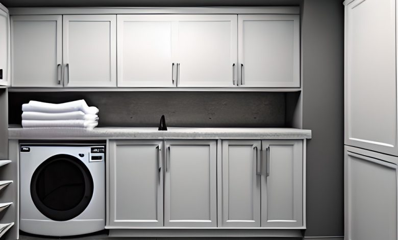 how to build laundry room cabinets