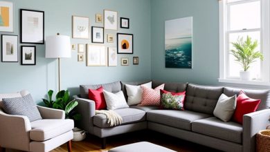 how to decorate a corner in a living room