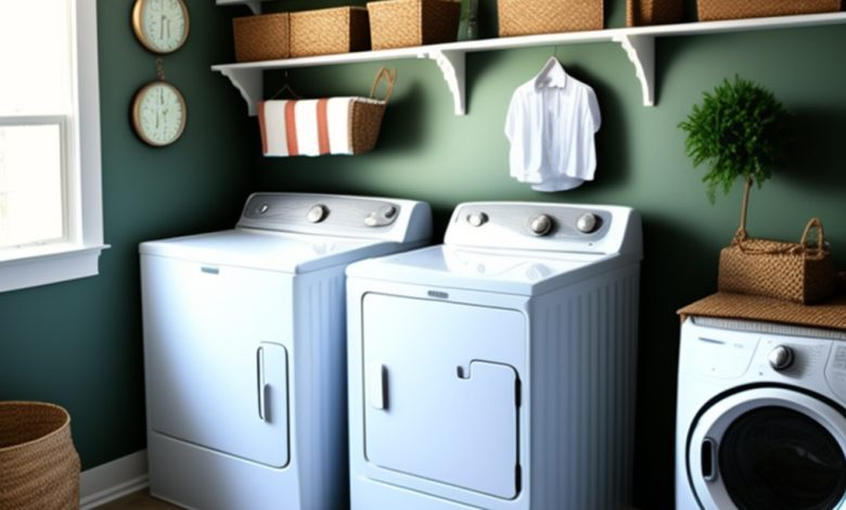 how to hang cabinets in laundry room