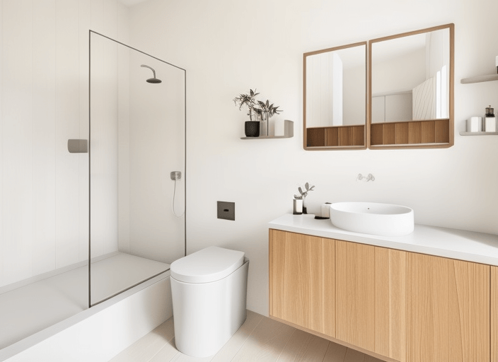 scandinavian bathroom vanity designs