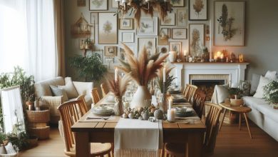 how to decorate your dining table