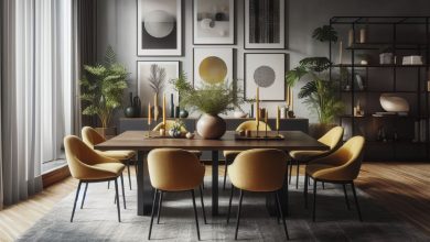 how to style a dining room table